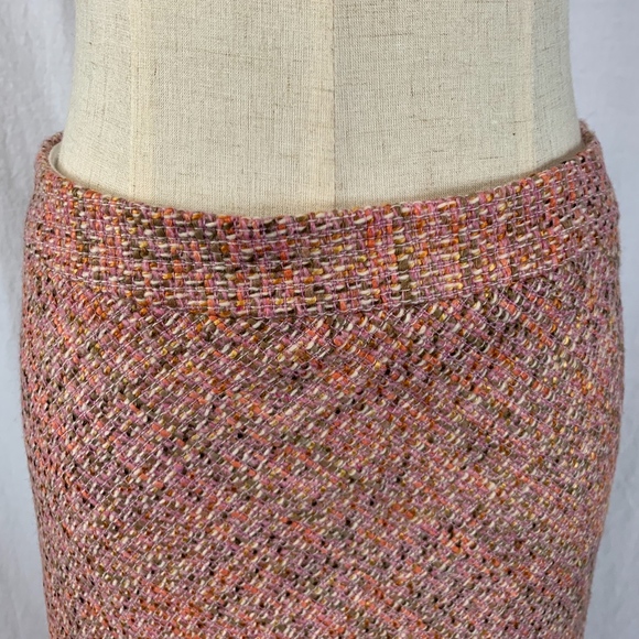Gap Wool Tweed Holiday Skirt 8 Lined A Line 📁💼 - Picture 4 of 8